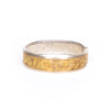 Vintage Gold Cutwork and Silver Hinged Bangle Bracelet by Unsigned Beauty - Vintage Meet Modern Vintage Jewelry - Chicago, Illinois - #oldhollywoodglamour #vintagemeetmodern #designervintage #jewelrybox #antiquejewelry #vintagejewelry