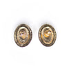 Vintage Oval Pearl and Gold Earrings by Unsigned Beauty - Vintage Meet Modern Vintage Jewelry - Chicago, Illinois - #oldhollywoodglamour #vintagemeetmodern #designervintage #jewelrybox #antiquejewelry #vintagejewelry