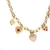 Vintage Heart Charm Necklace by Unsigned Beauty - Vintage Meet Modern Vintage Jewelry - Chicago, Illinois - #oldhollywoodglamour #vintagemeetmodern #designervintage #jewelrybox #antiquejewelry #vintagejewelry