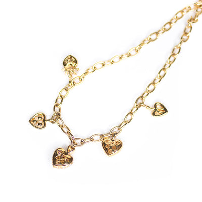 Vintage Heart Charm Necklace by Unsigned Beauty - Vintage Meet Modern Vintage Jewelry - Chicago, Illinois - #oldhollywoodglamour #vintagemeetmodern #designervintage #jewelrybox #antiquejewelry #vintagejewelry