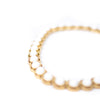 Vintage Crown Trifari White Cabochon and Gold Choker Necklace by Crown Trifari - Vintage Meet Modern Vintage Jewelry - Chicago, Illinois - #oldhollywoodglamour #vintagemeetmodern #designervintage #jewelrybox #antiquejewelry #vintagejewelry