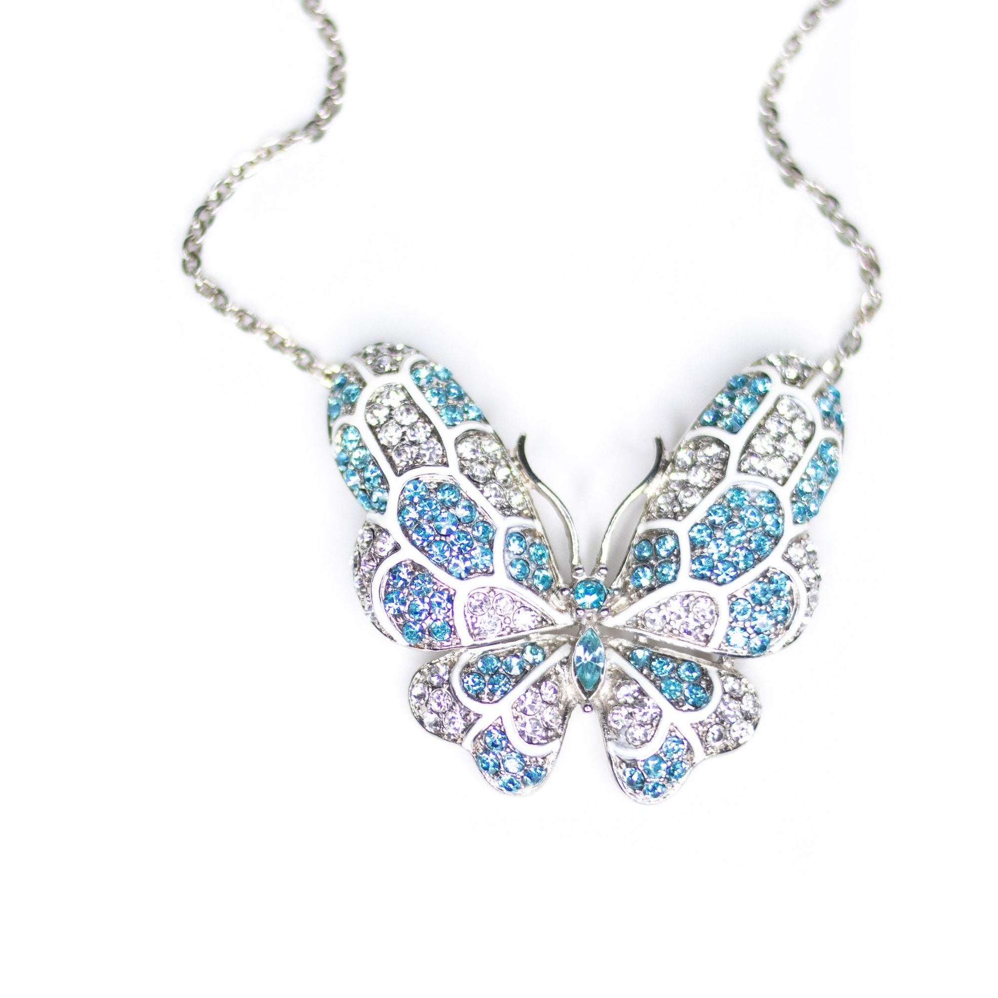 Vintage Sarah Coventry Butterfly Necklace by Sarah Coventry - Vintage Meet Modern Vintage Jewelry - Chicago, Illinois - #oldhollywoodglamour #vintagemeetmodern #designervintage #jewelrybox #antiquejewelry #vintagejewelry