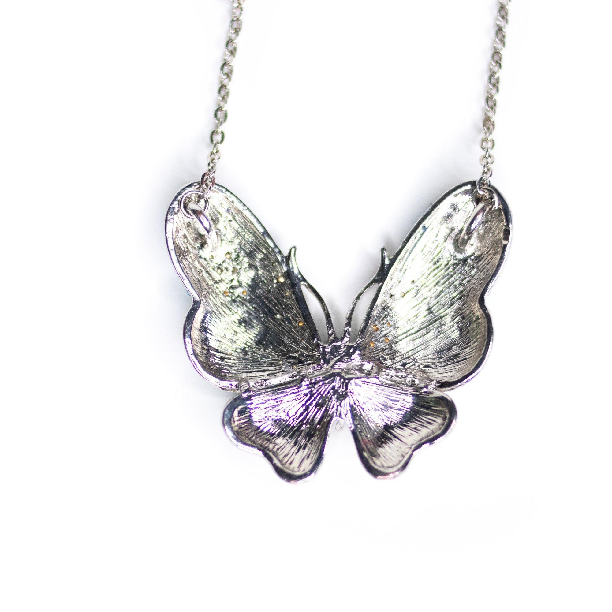 Vintage Sarah Coventry Butterfly Necklace by Sarah Coventry - Vintage Meet Modern Vintage Jewelry - Chicago, Illinois - #oldhollywoodglamour #vintagemeetmodern #designervintage #jewelrybox #antiquejewelry #vintagejewelry