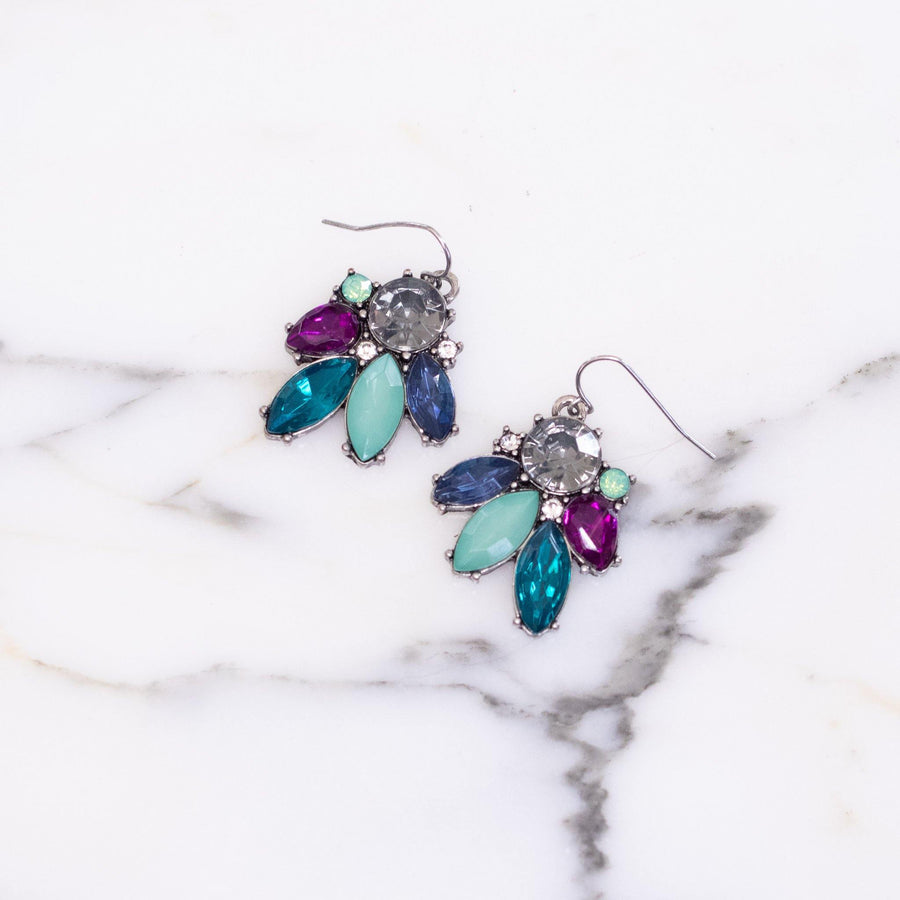 Sparkling Rhinestone Earrings by Vintage Meet Modern - Vintage Meet Modern Vintage Jewelry - Chicago, Illinois - #oldhollywoodglamour #vintagemeetmodern #designervintage #jewelrybox #antiquejewelry #vintagejewelry