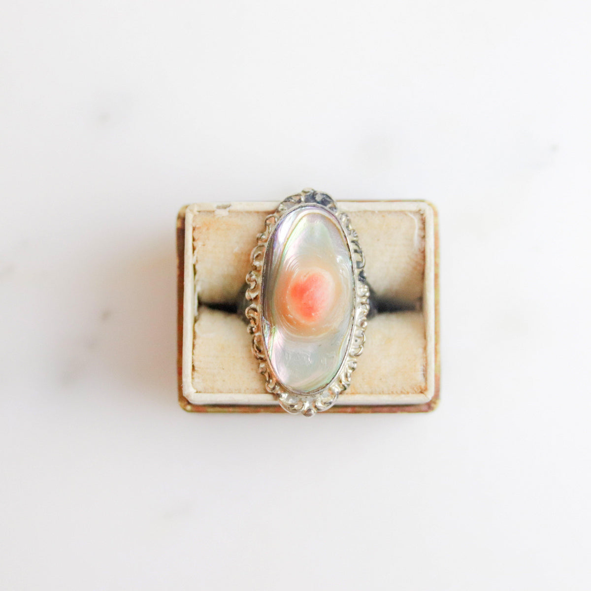 Vintage Blister Pearl Ring