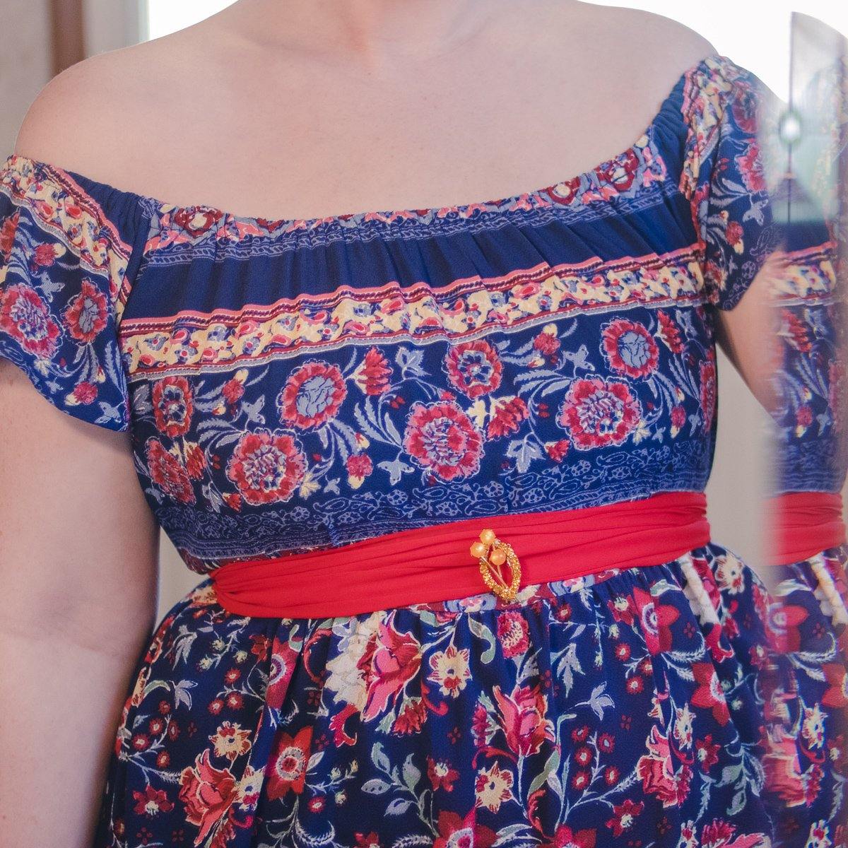 Petite Orange Moonglow Bead and Rhinestone Brooch by Vintage Meet Modern - Vintage Meet Modern Vintage Jewelry - Chicago, Illinois - #oldhollywoodglamour #vintagemeetmodern #designervintage #jewelrybox #antiquejewelry #vintagejewelry