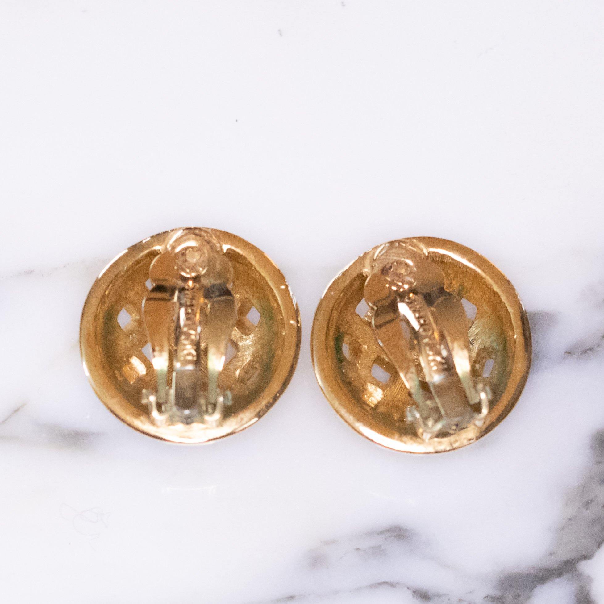 Vintage Swarovski Black Diamante Checkerboard Earrings by Swarovski - Vintage Meet Modern Vintage Jewelry - Chicago, Illinois - #oldhollywoodglamour #vintagemeetmodern #designervintage #jewelrybox #antiquejewelry #vintagejewelry