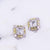 Vintage Joan Rivers Yellow Diamond and Diamante Statement Earrings