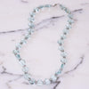 Vintage Art Deco Era Blue Diamond Shape Faceted Crystal Bead with Rhinestone Rondelles by Vintage Meet Modern  - Vintage Meet Modern Vintage Jewelry - Chicago, Illinois - #oldhollywoodglamour #vintagemeetmodern #designervintage #jewelrybox #antiquejewelry #vintagejewelry