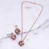 Vintage Weiss Pink Aurora Borealis Petite Pom Pom Necklace by Vintage Meet Modern  - Vintage Meet Modern Vintage Jewelry - Chicago, Illinois - #oldhollywoodglamour #vintagemeetmodern #designervintage #jewelrybox #antiquejewelry #vintagejewelry