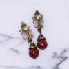 Vintage Heidi Daus Colorful Rhinestone Lantern Drop Dangling Earrings, Clip On by Heidi Daus - Vintage Meet Modern Vintage Jewelry - Chicago, Illinois - #oldhollywoodglamour #vintagemeetmodern #designervintage #jewelrybox #antiquejewelry #vintagejewelry