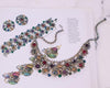 Vintage Leru Colorful Rhinestone Bib Statement Necklace by Leru - Vintage Meet Modern Vintage Jewelry - Chicago, Illinois - #oldhollywoodglamour #vintagemeetmodern #designervintage #jewelrybox #antiquejewelry #vintagejewelry
