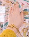 Vintage Castlecliff Gold Swan Bracelet by Castlecliff - Vintage Meet Modern Vintage Jewelry - Chicago, Illinois - #oldhollywoodglamour #vintagemeetmodern #designervintage #jewelrybox #antiquejewelry #vintagejewelry
