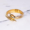 Vintage Castlecliff Gold Swan Bracelet by Castlecliff - Vintage Meet Modern Vintage Jewelry - Chicago, Illinois - #oldhollywoodglamour #vintagemeetmodern #designervintage #jewelrybox #antiquejewelry #vintagejewelry