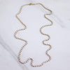 Vintage Milk Glass Rhinestone Single Strand Necklace by Unsigned Beauty - Vintage Meet Modern Vintage Jewelry - Chicago, Illinois - #oldhollywoodglamour #vintagemeetmodern #designervintage #jewelrybox #antiquejewelry #vintagejewelry