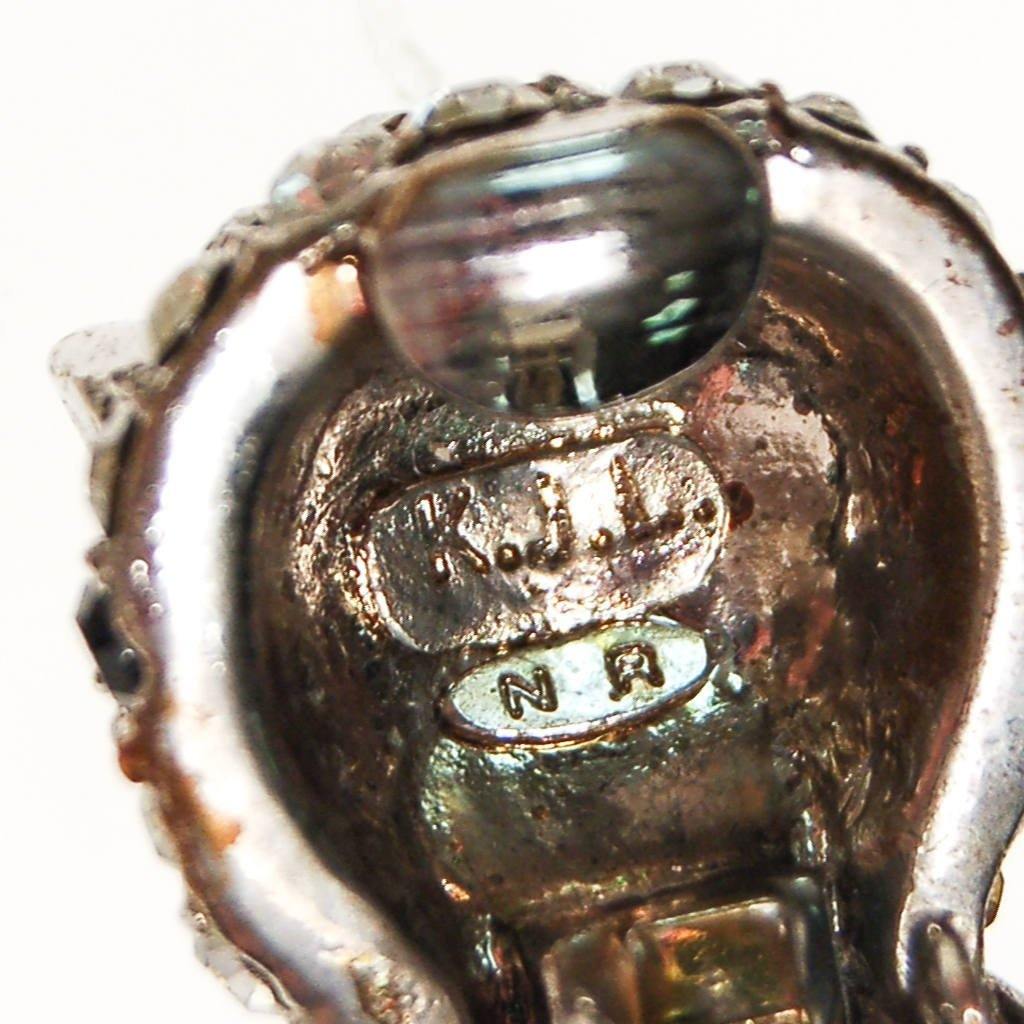 Kenneth Jay Lane Panther Earrings by Kenneth Jay Lane - Vintage Meet Modern Vintage Jewelry - Chicago, Illinois - #oldhollywoodglamour #vintagemeetmodern #designervintage #jewelrybox #antiquejewelry #vintagejewelry