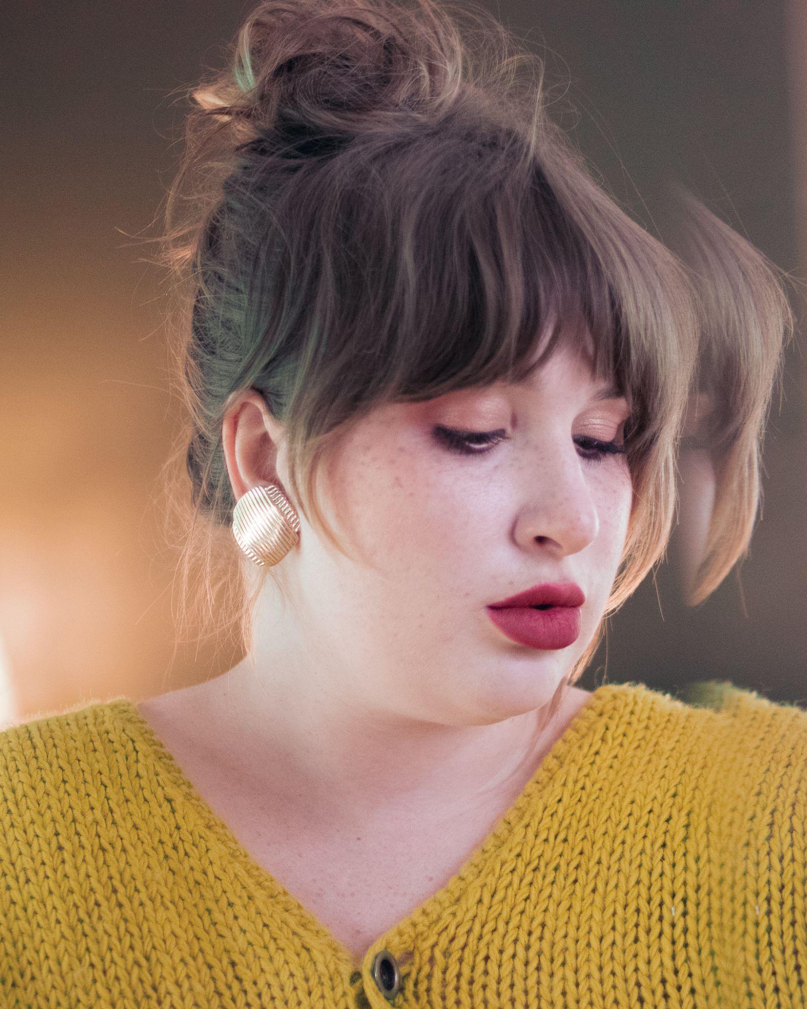 Vintage Crown Trifari 1980s Funky Gold Geometric Statement Earrings by Crown Trifar - Vintage Meet Modern Vintage Jewelry - Chicago, Illinois - #oldhollywoodglamour #vintagemeetmodern #designervintage #jewelrybox #antiquejewelry #vintagejewelry