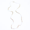 Vintage White and Gold Link Minimalist Chain Necklace by Vintage Meet Modern - Vintage Meet Modern Vintage Jewelry - Chicago, Illinois - #oldhollywoodglamour #vintagemeetmodern #designervintage #jewelrybox #antiquejewelry #vintagejewelry