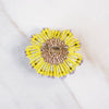 Vintage Vendome Yellow and Purple Caged Flower Brooch by Vendome - Vintage Meet Modern Vintage Jewelry - Chicago, Illinois - #oldhollywoodglamour #vintagemeetmodern #designervintage #jewelrybox #antiquejewelry #vintagejewelry