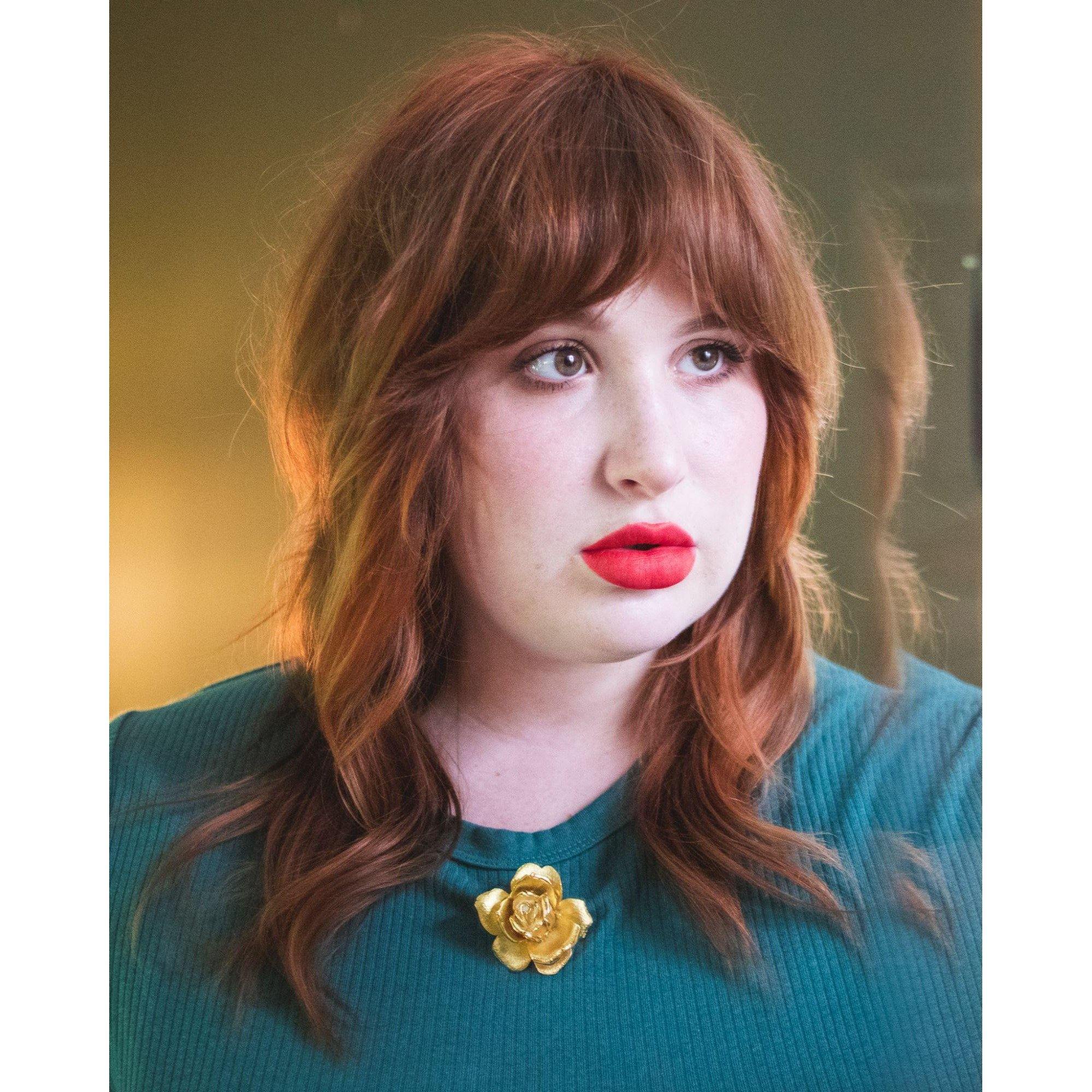 Vintage Golden Rose Brooch by Unsigned Beauty - Vintage Meet Modern Vintage Jewelry - Chicago, Illinois - #oldhollywoodglamour #vintagemeetmodern #designervintage #jewelrybox #antiquejewelry #vintagejewelry