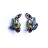 Vintage Juliana Colorful Rhinestone Statement Earrings by Juliana - Vintage Meet Modern Vintage Jewelry - Chicago, Illinois - #oldhollywoodglamour #vintagemeetmodern #designervintage #jewelrybox #antiquejewelry #vintagejewelry