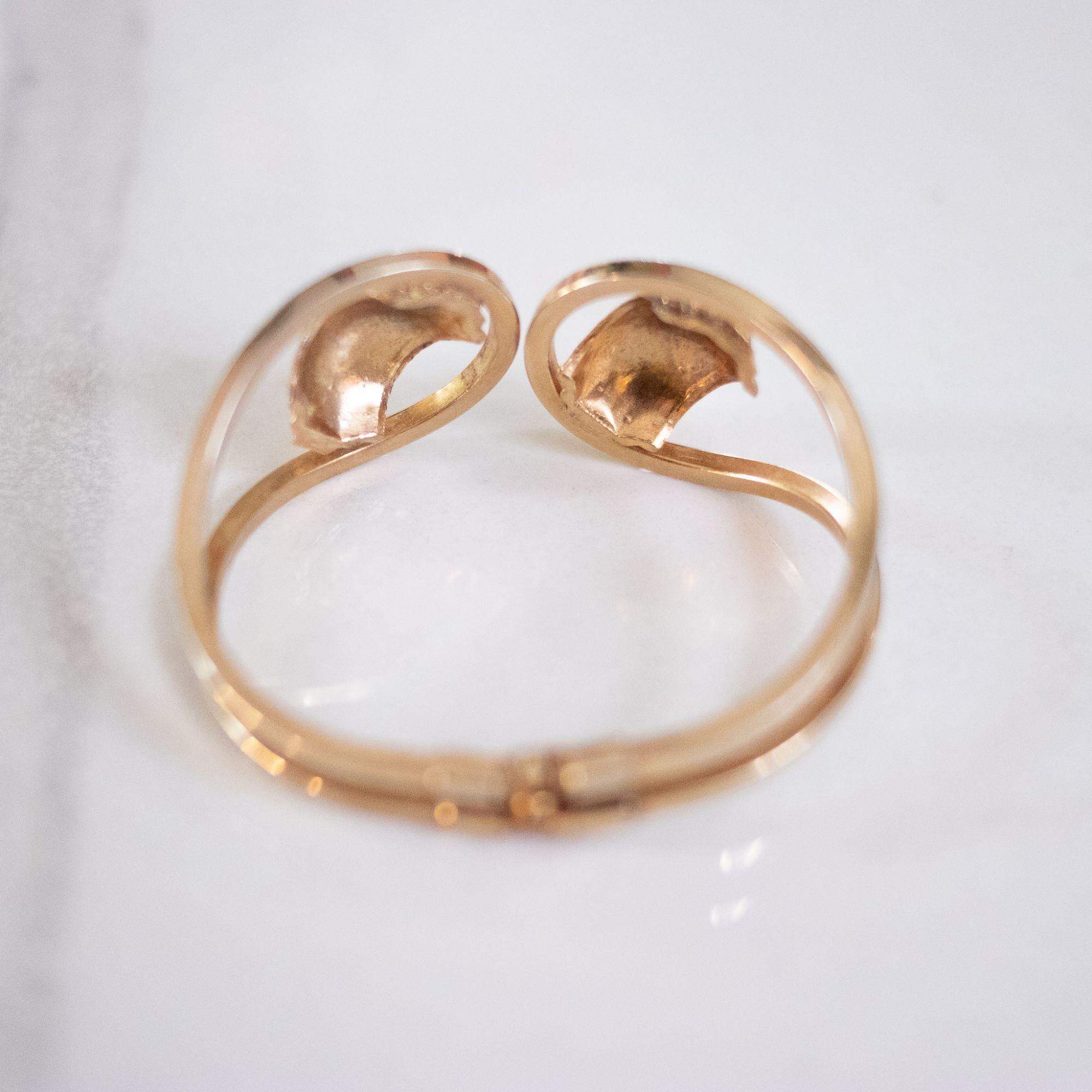 Vintage 1940s Rhinestone Clamper Bracelet by Unsigned Coro - Vintage Meet Modern Vintage Jewelry - Chicago, Illinois - #oldhollywoodglamour #vintagemeetmodern #designervintage #jewelrybox #antiquejewelry #vintagejewelry