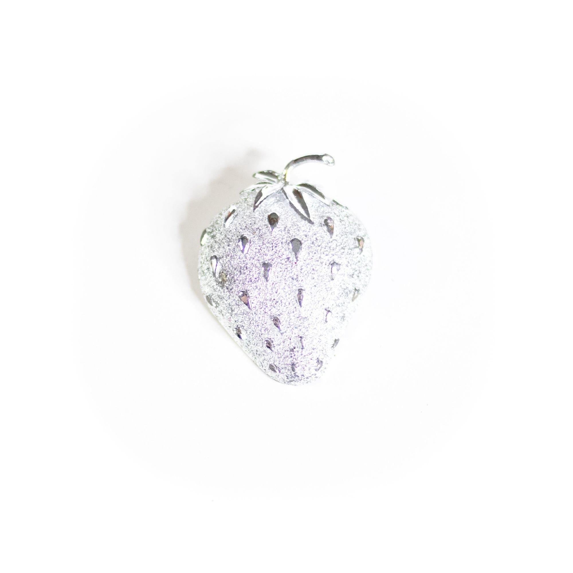 Vintage Sarah Coventry Strawberry Brooch by Sarah Coventry - Vintage Meet Modern Vintage Jewelry - Chicago, Illinois - #oldhollywoodglamour #vintagemeetmodern #designervintage #jewelrybox #antiquejewelry #vintagejewelry