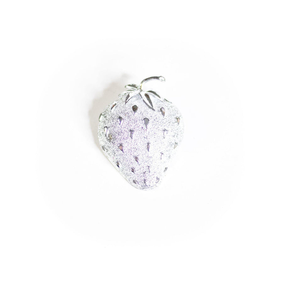 Vintage Sarah Coventry Strawberry Brooch by Sarah Coventry - Vintage Meet Modern Vintage Jewelry - Chicago, Illinois - #oldhollywoodglamour #vintagemeetmodern #designervintage #jewelrybox #antiquejewelry #vintagejewelry