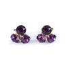 Vintage 1940s Czech Purple Rhinestone Earrings by Czech - Vintage Meet Modern Vintage Jewelry - Chicago, Illinois - #oldhollywoodglamour #vintagemeetmodern #designervintage #jewelrybox #antiquejewelry #vintagejewelry