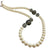 Vintage Pearls and Smokey Lucite Necklace