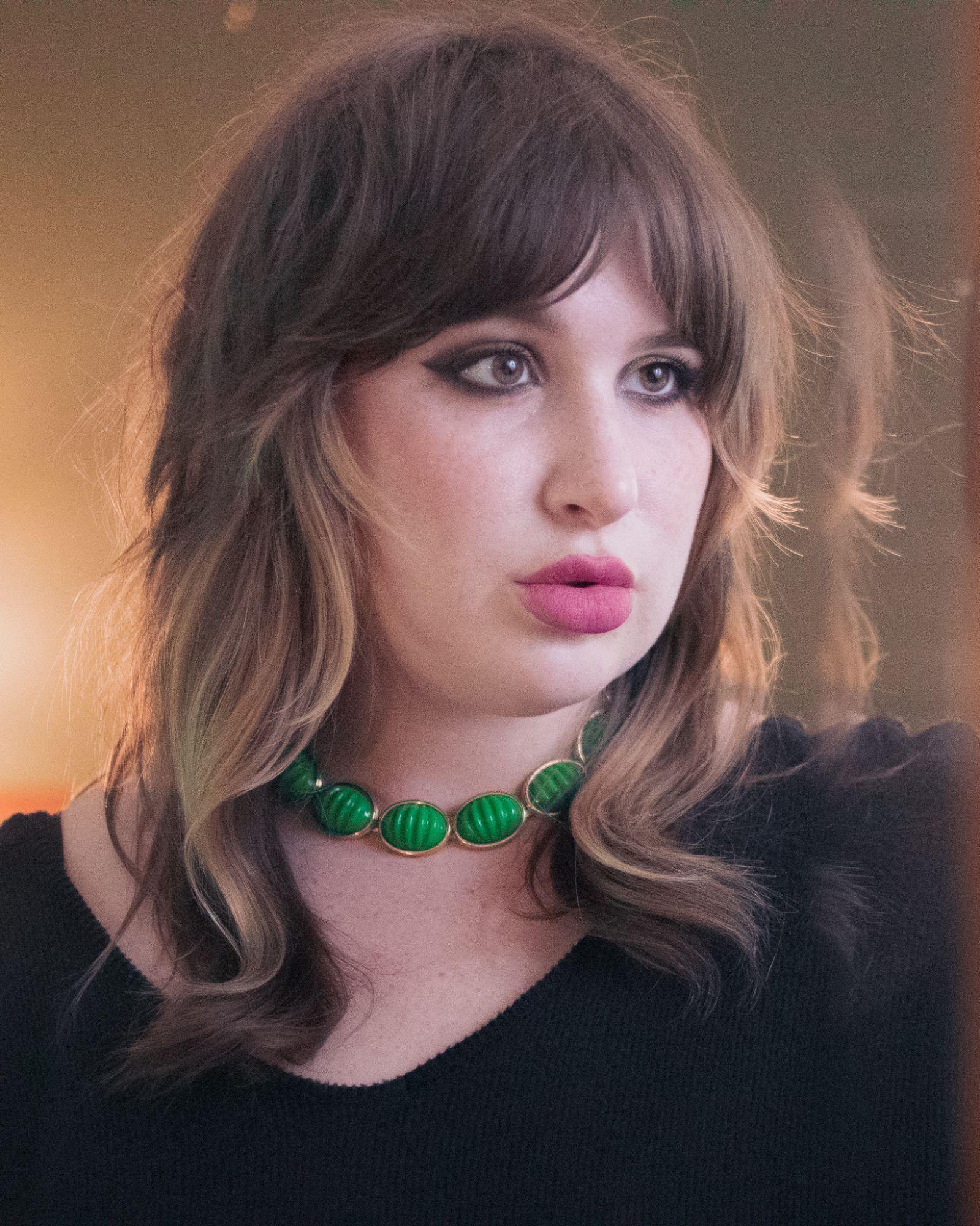 Vintage Monet Green Lucite Bead Necklace by Monet - Vintage Meet Modern Vintage Jewelry - Chicago, Illinois - #oldhollywoodglamour #vintagemeetmodern #designervintage #jewelrybox #antiquejewelry #vintagejewelry