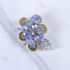 Vintage Light Blue Aurora Borealis Cha Cha Cluster Brooch by Unsigned Beauty - Vintage Meet Modern Vintage Jewelry - Chicago, Illinois - #oldhollywoodglamour #vintagemeetmodern #designervintage #jewelrybox #antiquejewelry #vintagejewelry