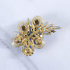 Vintage Light Blue Aurora Borealis Cha Cha Cluster Brooch by Unsigned Beauty - Vintage Meet Modern Vintage Jewelry - Chicago, Illinois - #oldhollywoodglamour #vintagemeetmodern #designervintage #jewelrybox #antiquejewelry #vintagejewelry