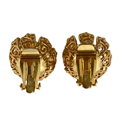 Vintage Judy Lee Iridescent Aurora Borealis Crystal Statement Earrings by Judy Lee - Vintage Meet Modern Vintage Jewelry - Chicago, Illinois - #oldhollywoodglamour #vintagemeetmodern #designervintage #jewelrybox #antiquejewelry #vintagejewelry