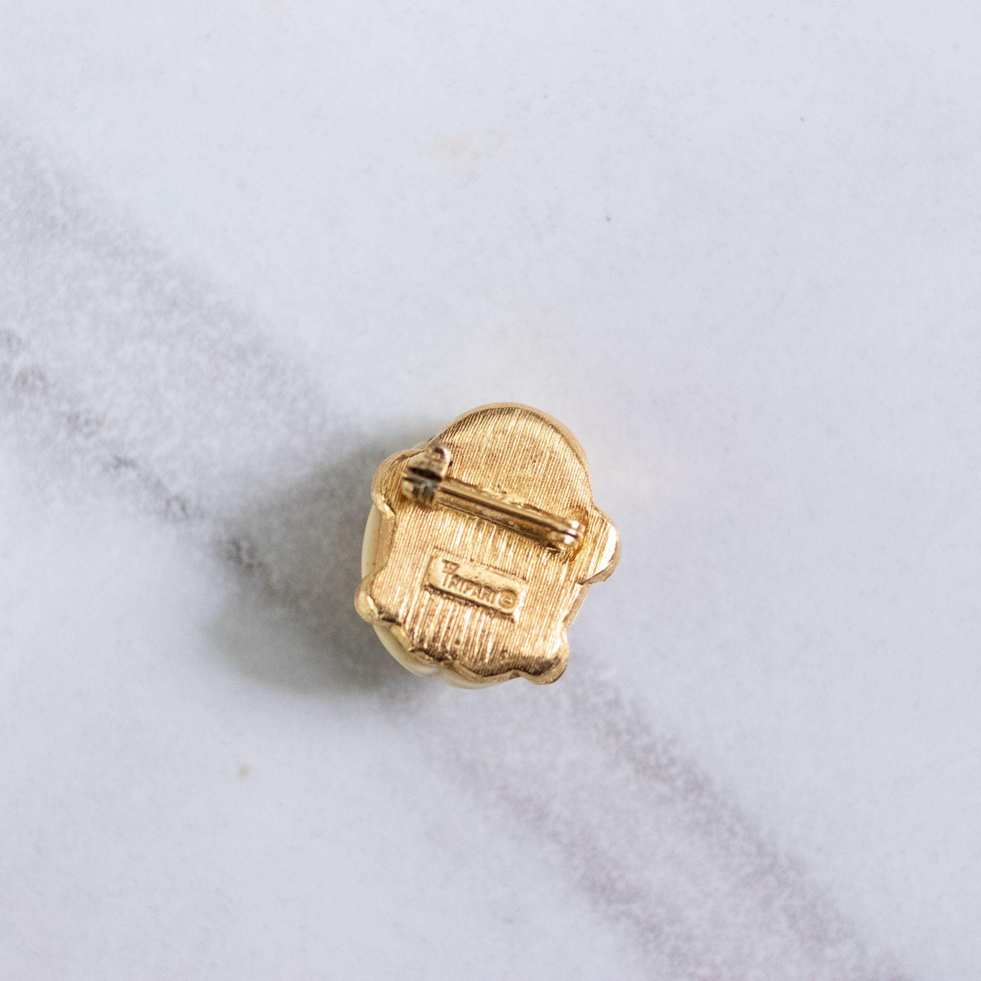 Vintage Crown Trifari Black and White Lady Bug Brooch by Crown Trifari - Vintage Meet Modern Vintage Jewelry - Chicago, Illinois - #oldhollywoodglamour #vintagemeetmodern #designervintage #jewelrybox #antiquejewelry #vintagejewelry