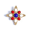 Vintage Sarah Coventry American Red, White, and Blue Brooch by Sarah Coventry - Vintage Meet Modern Vintage Jewelry - Chicago, Illinois - #oldhollywoodglamour #vintagemeetmodern #designervintage #jewelrybox #antiquejewelry #vintagejewelry
