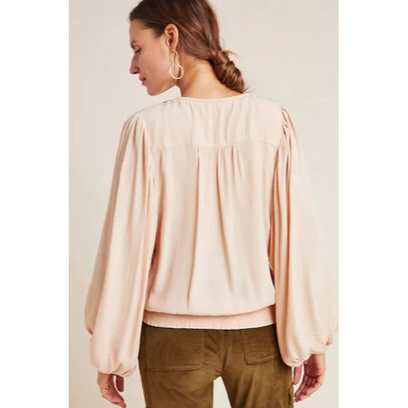 Anthropologie Kristie Sequined Peasant Blouse by Vintage Meet Modern - Vintage Meet Modern Vintage Jewelry - Chicago, Illinois - #oldhollywoodglamour #vintagemeetmodern #designervintage #jewelrybox #antiquejewelry #vintagejewelry