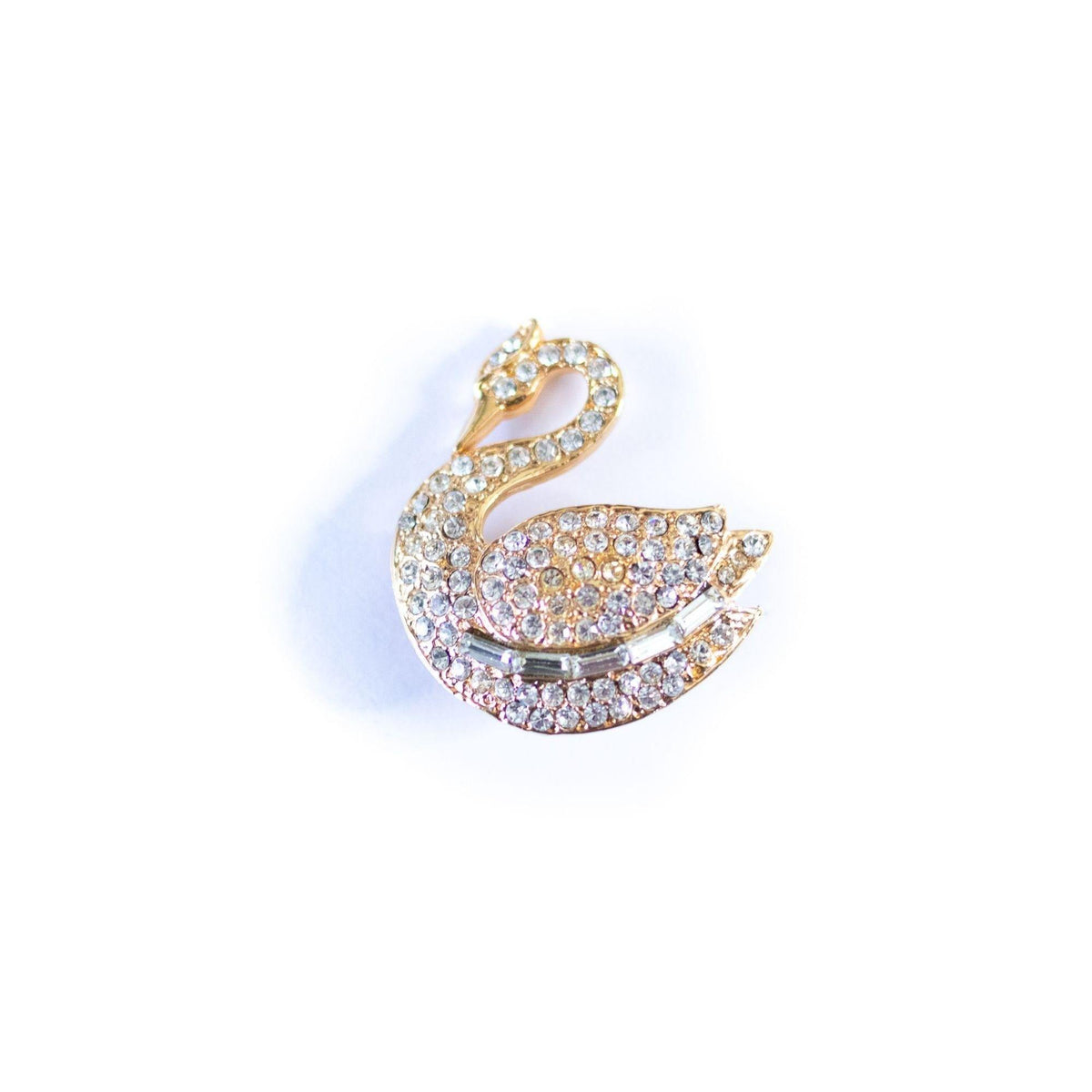 Graceful Like a Swan Brooch