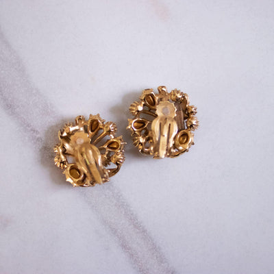 Vintage STAR Colorful Pastel Rhinestone Statement Earrings by STAR - Vintage Meet Modern Vintage Jewelry - Chicago, Illinois - #oldhollywoodglamour #vintagemeetmodern #designervintage #jewelrybox #antiquejewelry #vintagejewelry