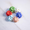 Vintage Czech Colorful Molded Glass Flower Brooch by Czech - Vintage Meet Modern Vintage Jewelry - Chicago, Illinois - #oldhollywoodglamour #vintagemeetmodern #designervintage #jewelrybox #antiquejewelry #vintagejewelry