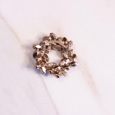 Vintage Red Rhinestone Brooch by Unsigned Beauty - Vintage Meet Modern Vintage Jewelry - Chicago, Illinois - #oldhollywoodglamour #vintagemeetmodern #designervintage #jewelrybox #antiquejewelry #vintagejewelry