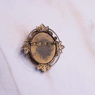 Vintage Victorian Revival Cameo with Light Blue Rhinestones and Seed Pearl Brooch by West Germany - Vintage Meet Modern Vintage Jewelry - Chicago, Illinois - #oldhollywoodglamour #vintagemeetmodern #designervintage #jewelrybox #antiquejewelry #vintagejewelry