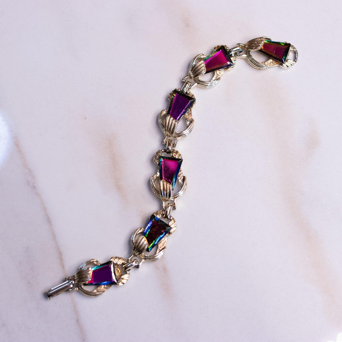 Vintage Watermelon Rhinestone Bracelet
