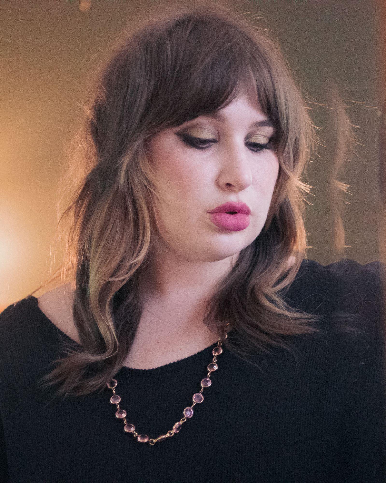 Vintage Pink Bezel Set Crystal Necklace by Unsigned Beauty - Vintage Meet Modern Vintage Jewelry - Chicago, Illinois - #oldhollywoodglamour #vintagemeetmodern #designervintage #jewelrybox #antiquejewelry #vintagejewelry