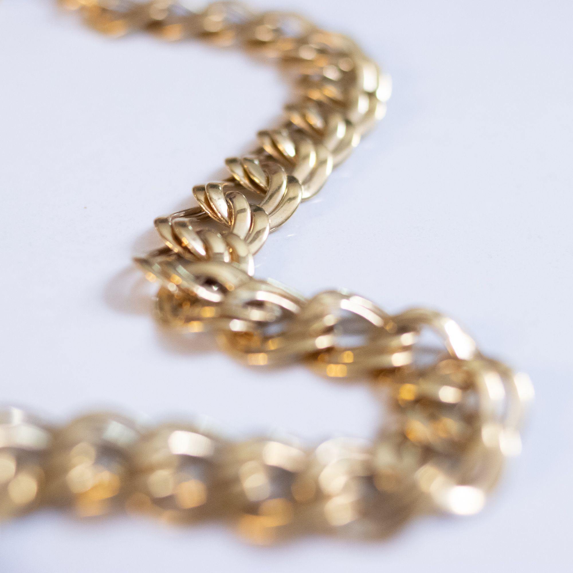 Vintage Monet Chunky Gold Double Link Chain by Monet - Vintage Meet Modern Vintage Jewelry - Chicago, Illinois - #oldhollywoodglamour #vintagemeetmodern #designervintage #jewelrybox #antiquejewelry #vintagejewelry