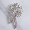Vintage Large Diamante Firework Brooch with Baguette and Brilliant Round Crystals by Unsigned Beauty - Vintage Meet Modern Vintage Jewelry - Chicago, Illinois - #oldhollywoodglamour #vintagemeetmodern #designervintage #jewelrybox #antiquejewelry #vintagejewelry
