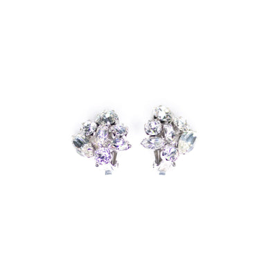 Vintage Weiss Art Deco Diamante Earrings by Weiss - Vintage Meet Modern Vintage Jewelry - Chicago, Illinois - #oldhollywoodglamour #vintagemeetmodern #designervintage #jewelrybox #antiquejewelry #vintagejewelry