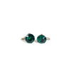 Vintage Emerald Crystal Screw-back Earrings by Unsigned Beauty - Vintage Meet Modern Vintage Jewelry - Chicago, Illinois - #oldhollywoodglamour #vintagemeetmodern #designervintage #jewelrybox #antiquejewelry #vintagejewelry