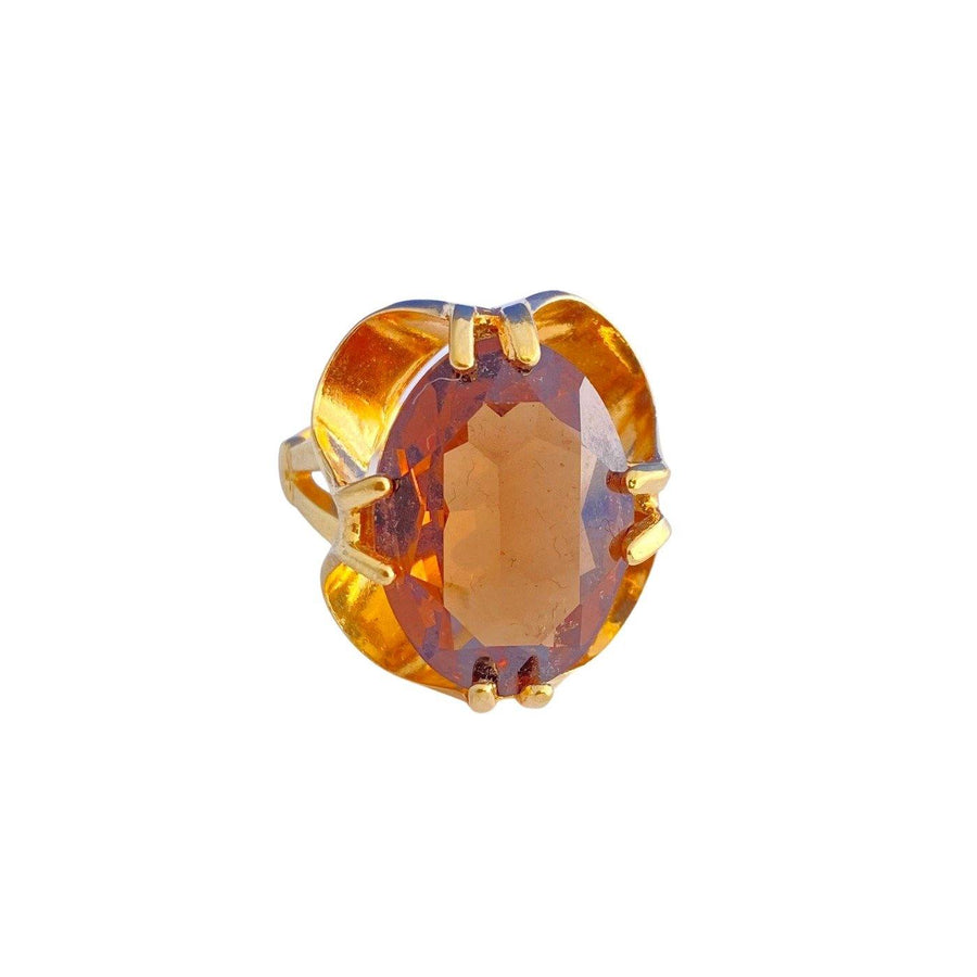 Smoke Crystal Statement Ring by Vintage Meet Modern - Vintage Meet Modern Vintage Jewelry - Chicago, Illinois - #oldhollywoodglamour #vintagemeetmodern #designervintage #jewelrybox #antiquejewelry #vintagejewelry