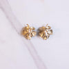 Vintage Gold Leaf with Goldstone Earrings by Unsigned Beauty - Vintage Meet Modern Vintage Jewelry - Chicago, Illinois - #oldhollywoodglamour #vintagemeetmodern #designervintage #jewelrybox #antiquejewelry #vintagejewelry